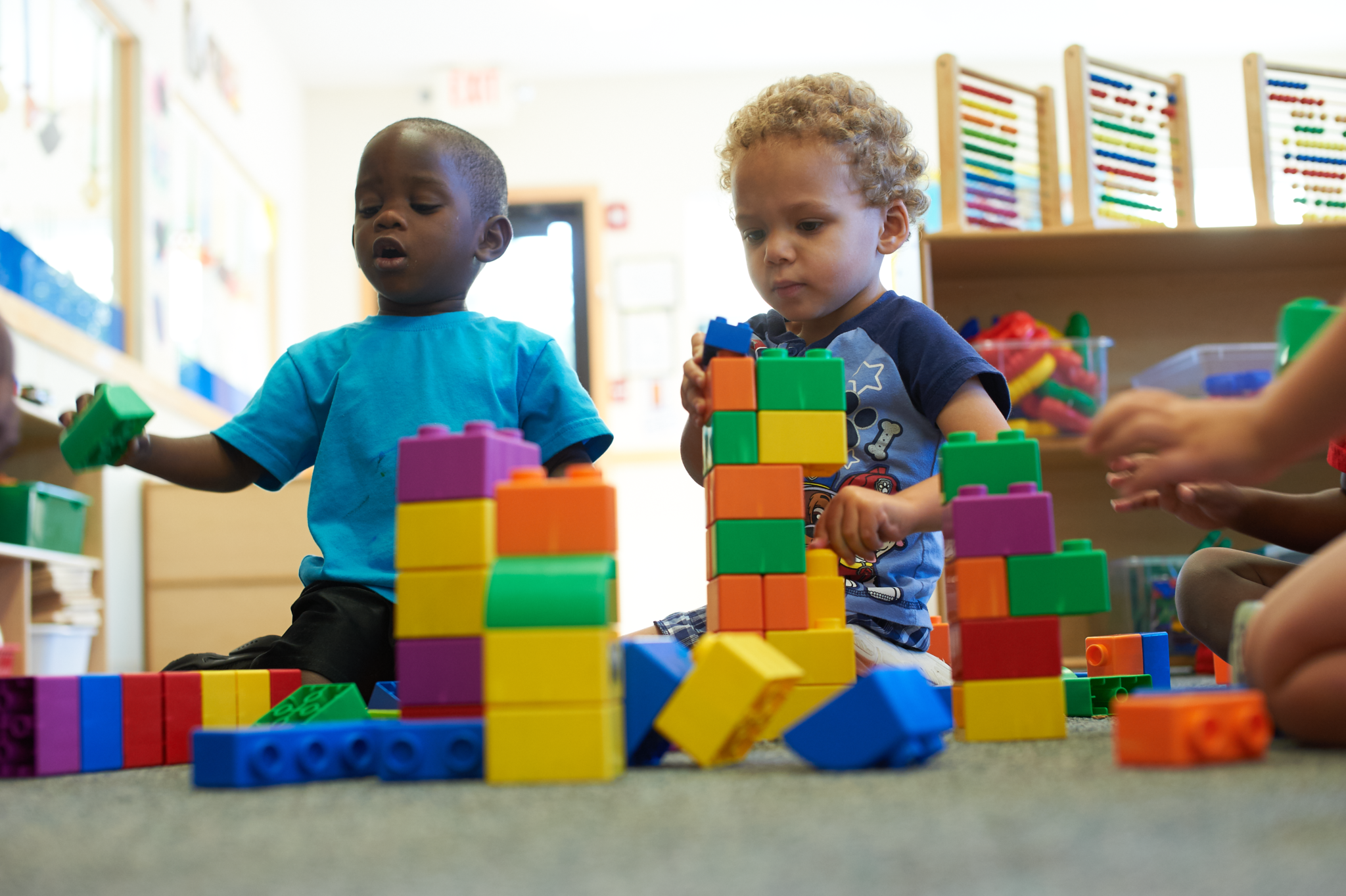 Kids playing at child development center in Wake Forest